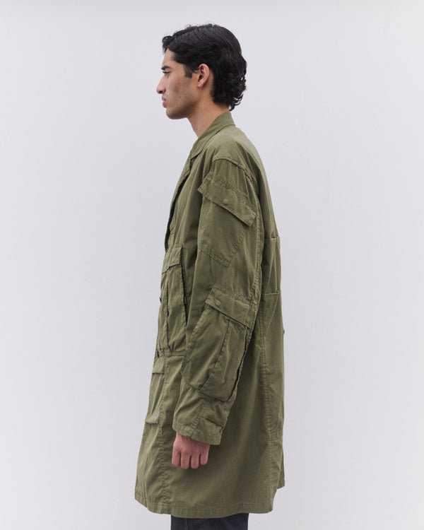 eYe Junya Watanabe Man - Men’s Rebuild By Needles Multi Pocket Duster Coat - (Khaki)