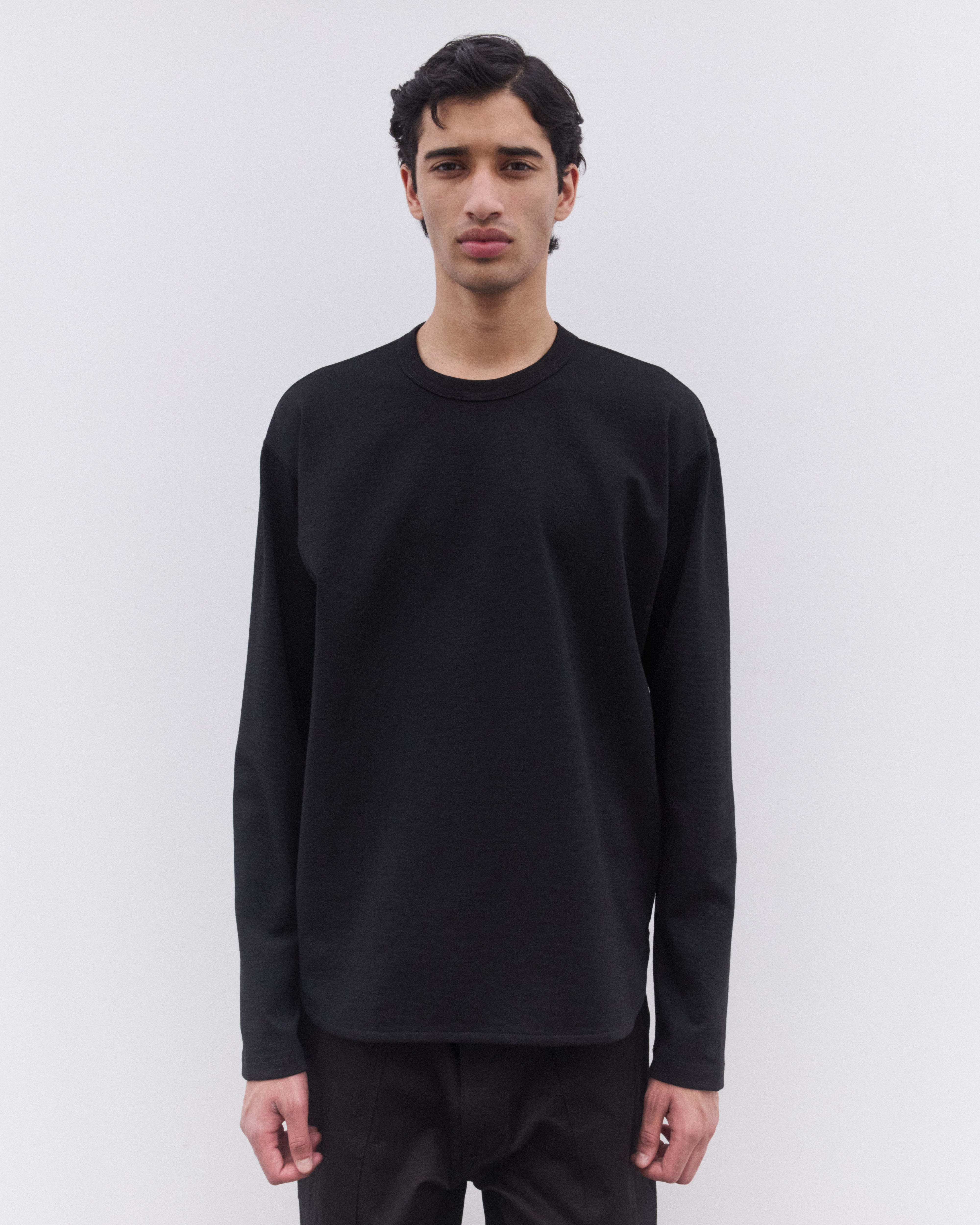 JUNYA WATANABE MAN L 長袖カットソー Junya Watanabe Man: Men's Wool Blend Long Sleeve T-Shirt