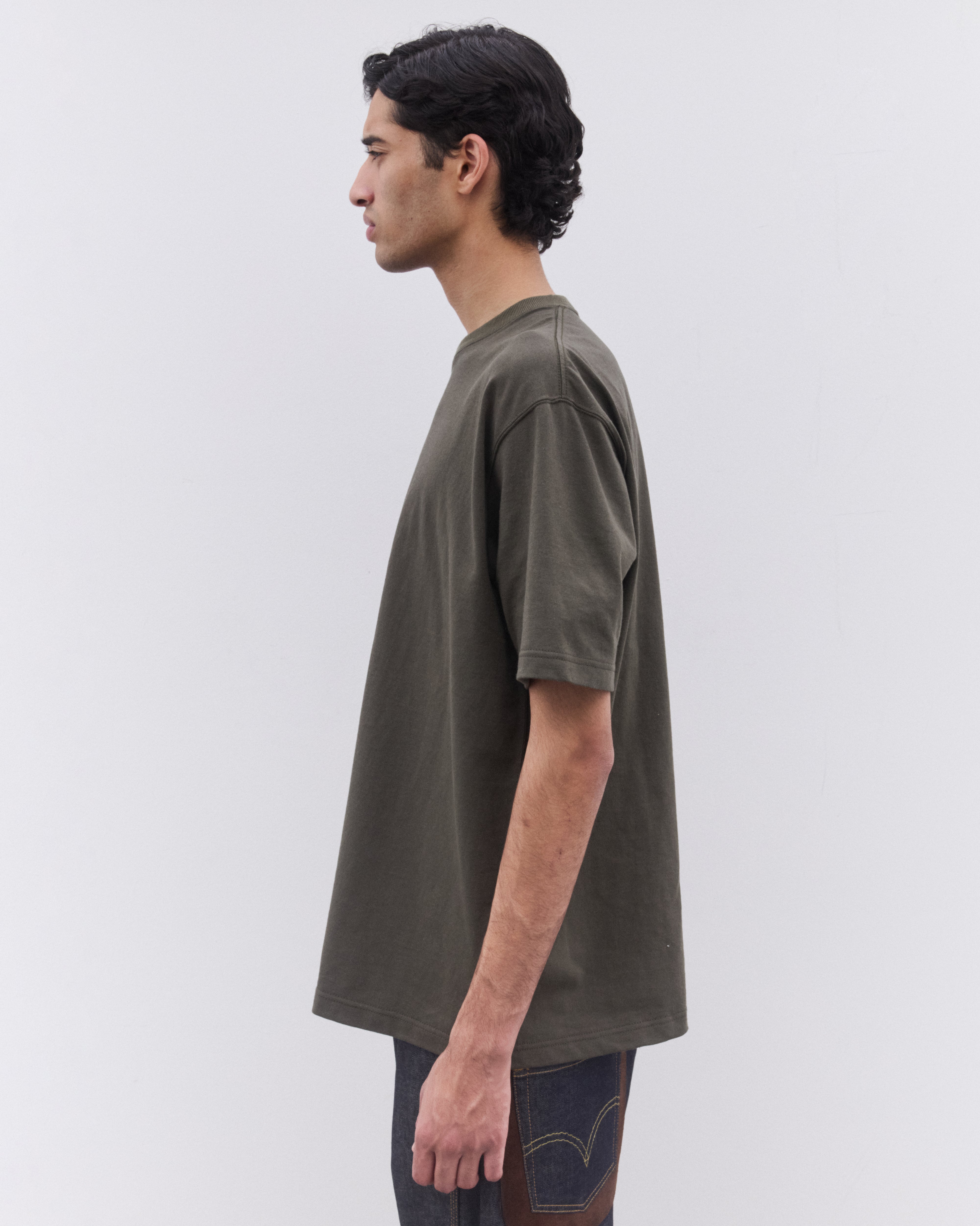 05ss JUNYA WATANABE MAN 多機能 カーキ 半袖シャツ M Junya Watanabe Man: Men's Short Sleeve T-Shirt (Khaki) | Dover