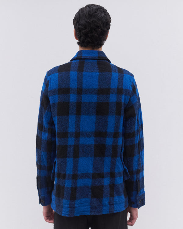 Junya Watanabe Man - Men’s Filson Check Jacket - (Blue/Black)
