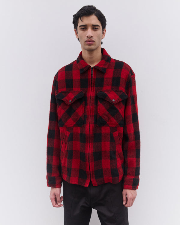 Junya Watanabe Man - Men’s Filson Check Jacket - (Red)