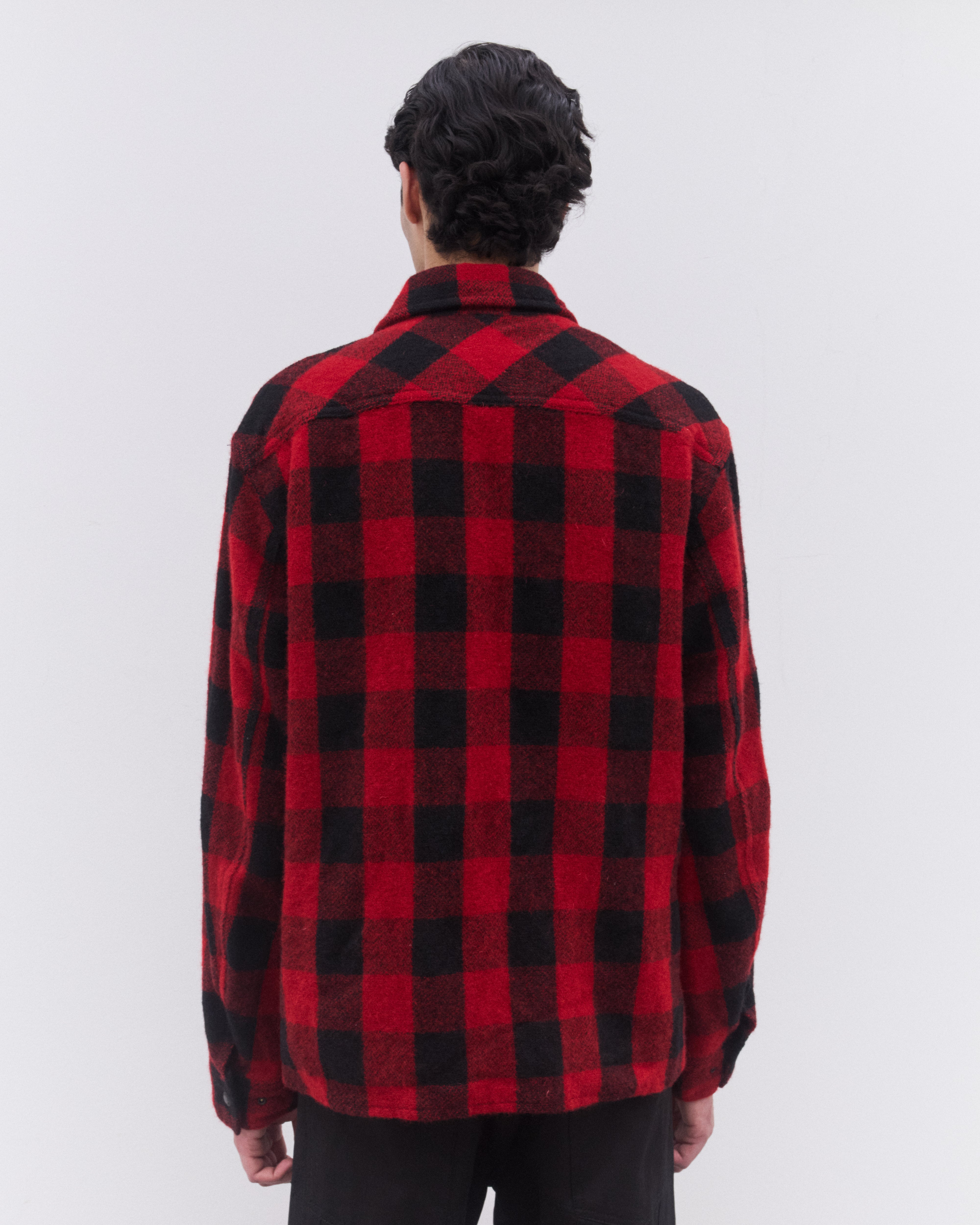Junya Watanabe Man: Men's Filson Check Jacket (Red) | Dover Street