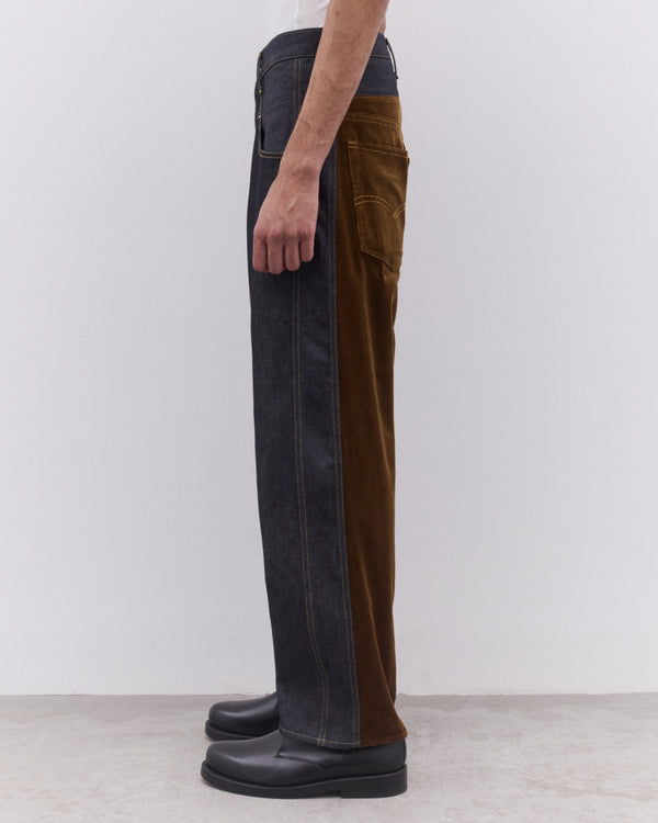 Junya Watanabe Man - Men’s Levi's Contrast Panel Jeans - (Indigo)