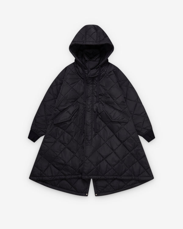 DSM Kei Ninomiya - Quilted Long Coat - (Black)