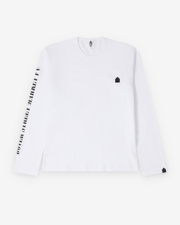 DSM Kei Ninomiya - Print On Long Sleeve T-Shirt - (White)