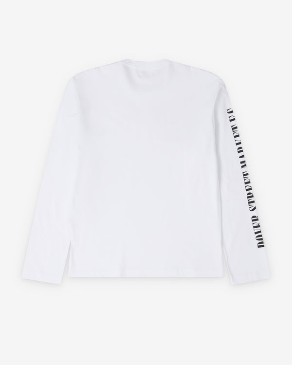DSM Kei Ninomiya - Print On Long Sleeve T-Shirt - (White)