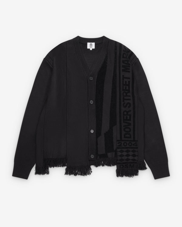 DSM Kei Ninomiya - Patchwork Cardigan - (Black)