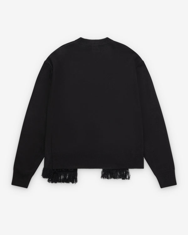 DSM Kei Ninomiya - Patchwork Crew Neck - (Black)