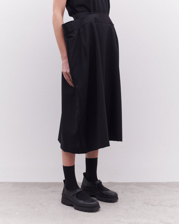 Noir Kei Ninomiya - Women’s Double Waistband Skirt - (Black)