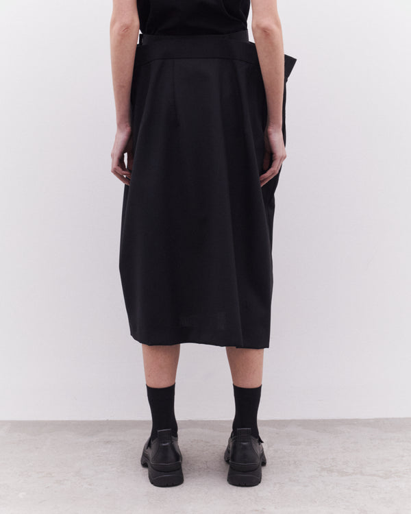 Noir Kei Ninomiya - Women’s Double Waistband Skirt - (Black)