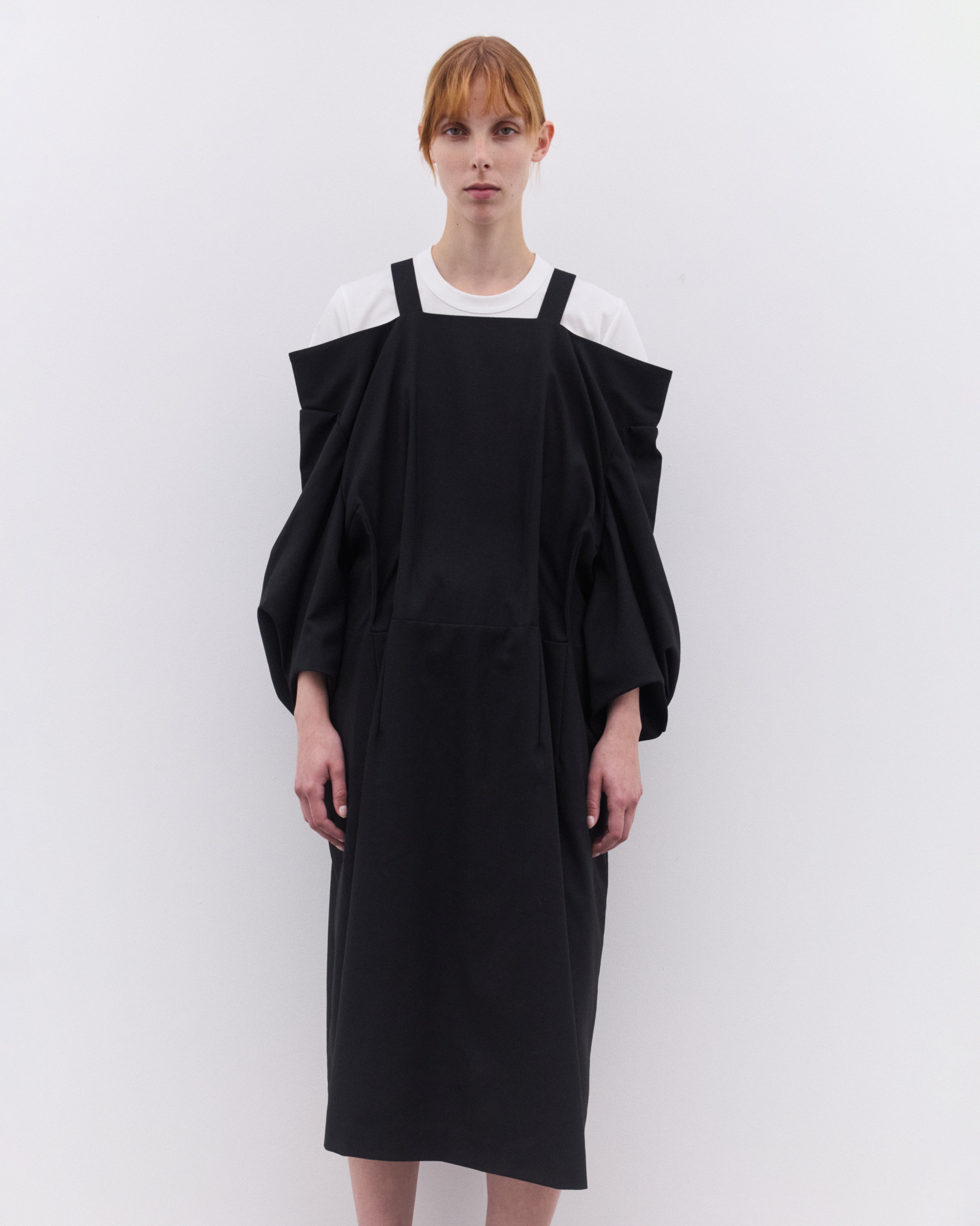 Noir Kei Ninomiya: Women's Off Shoulder Dress (Black) | Dover