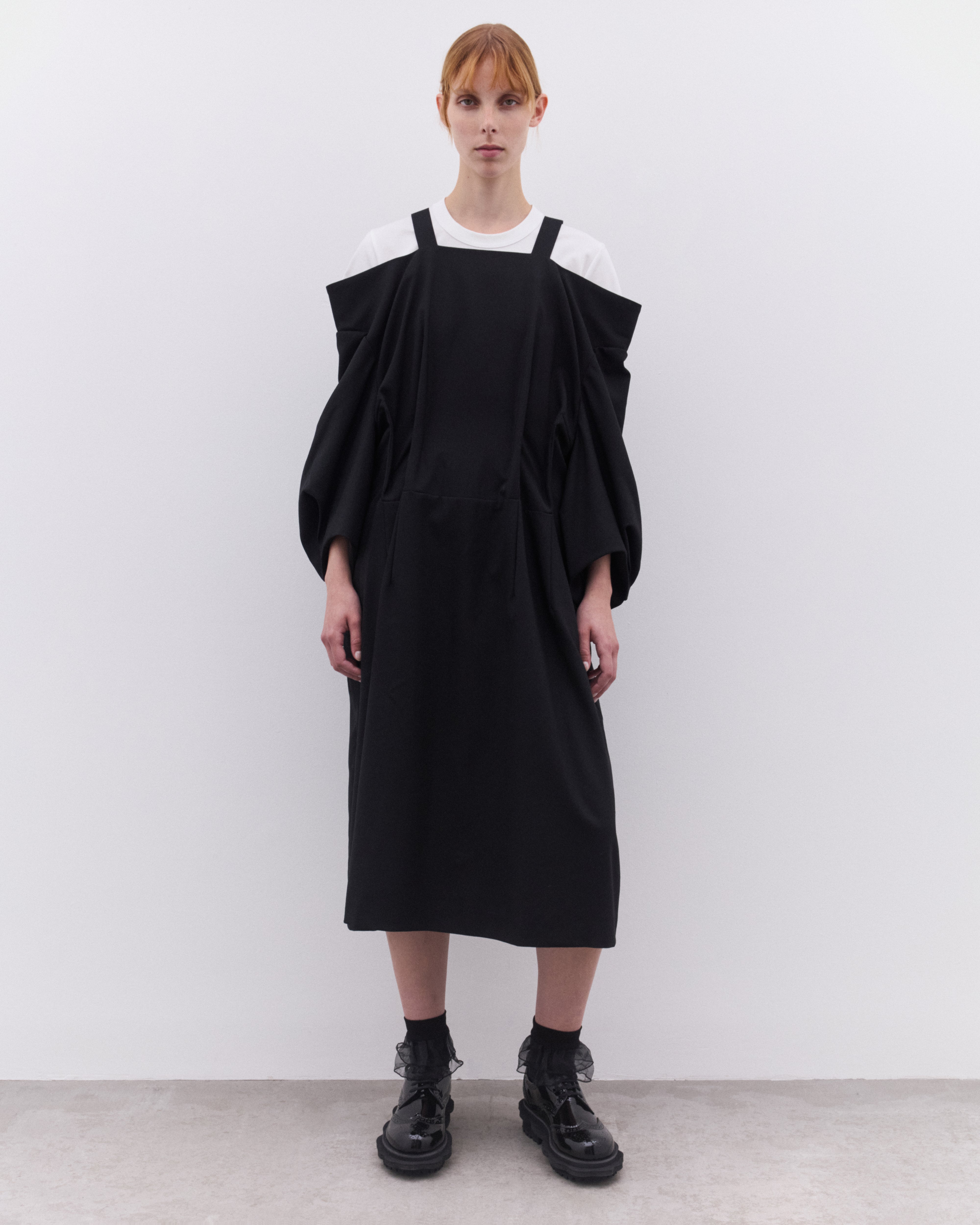 Noir Kei Ninomiya: Women's Off Shoulder Dress (Black) | Dover