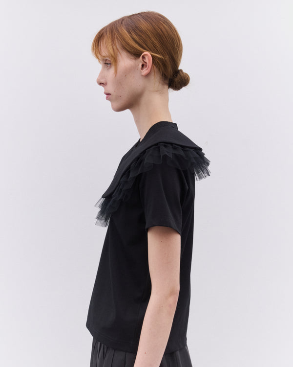 Noir Kei Ninomiya - Women’s Collared T-Shirt - (Black)