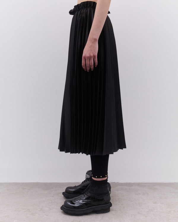 Noir Kei Ninomiya - Women’s Asymmetric Pleated Skirt - (Black)