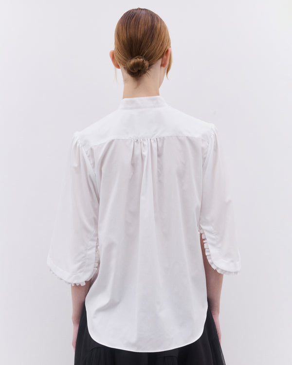 Noir Kei Ninomiya - Women’s Collarless Blouse - (White)