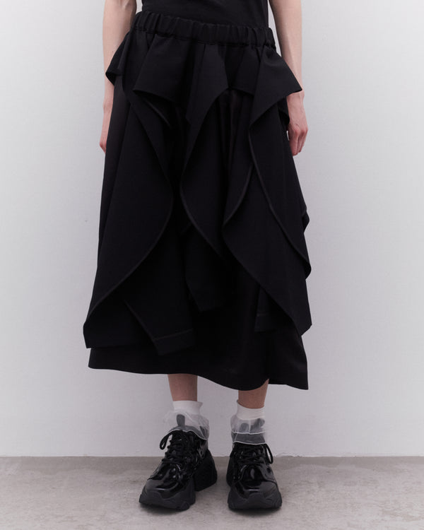 Noir Kei Ninomiya - Women’s Cut Out Skirt - (Black)