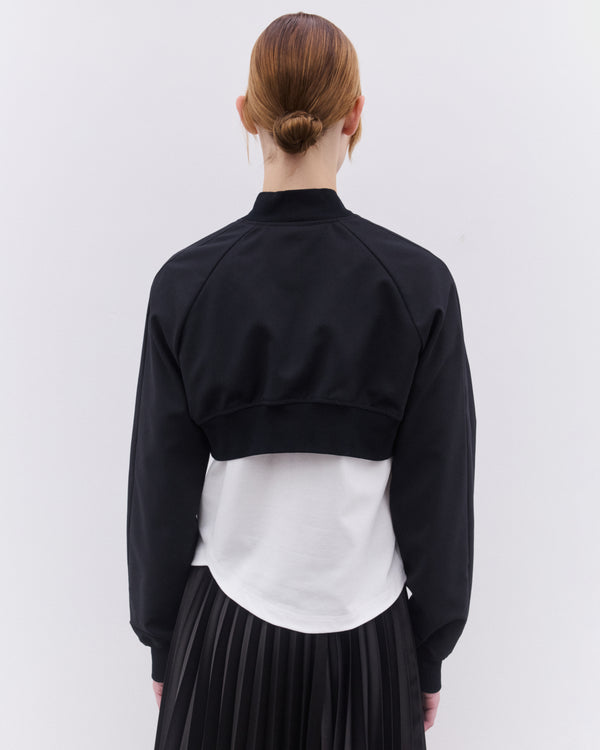 Noir Kei Ninomiya - Women’s Cropped Bomber Jacket - (Black)