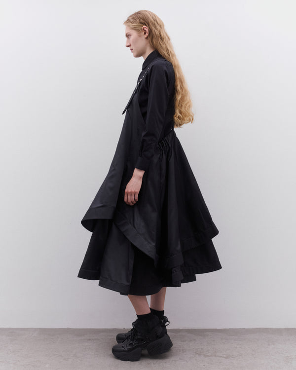 Noir Kei Ninomiya - Women’s Layered Overall Dress - (Black)