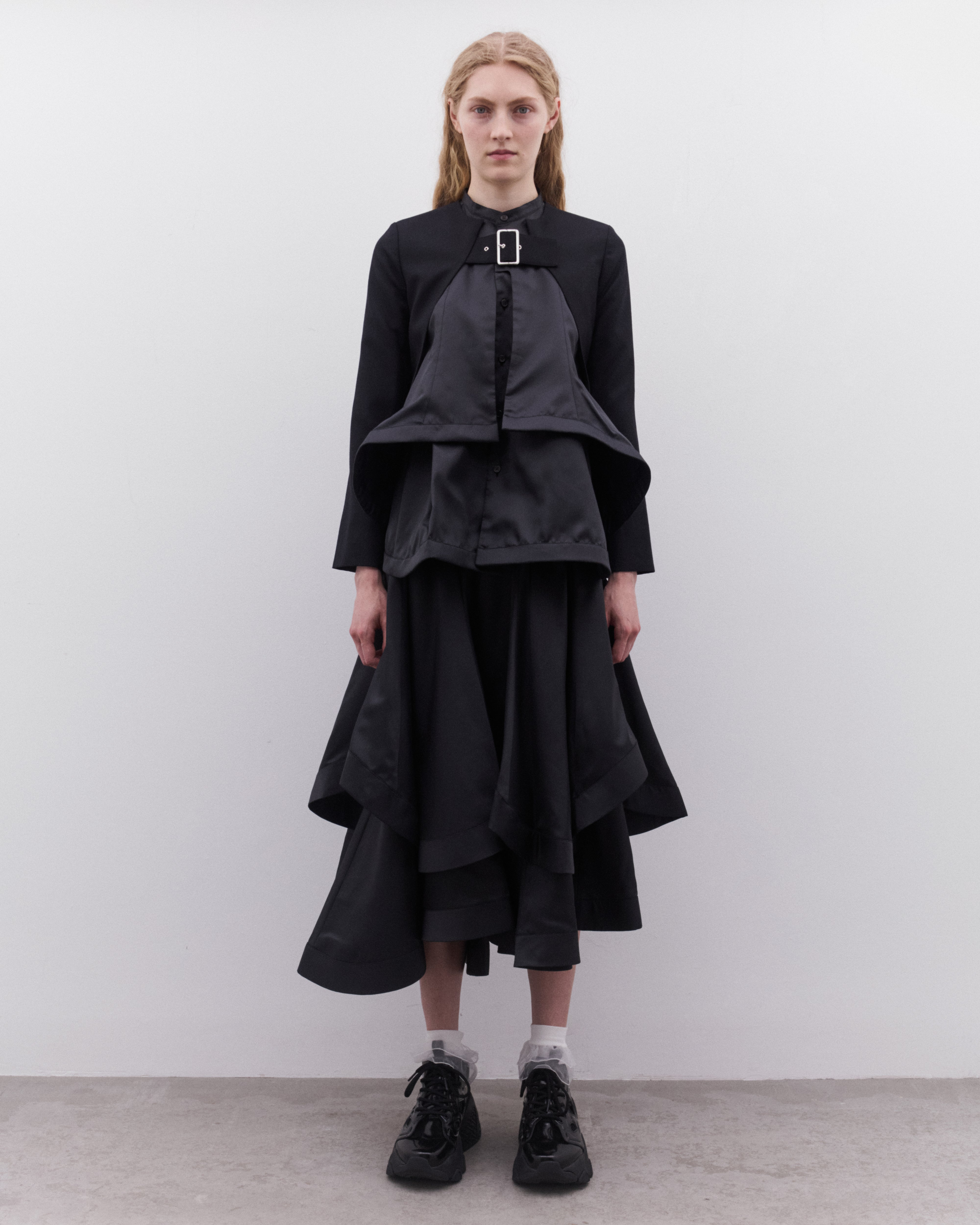 noir kei ninomiya カットソー チュールカットソー(2 WHITE): noir kei ninomiya: WOMENS｜THE