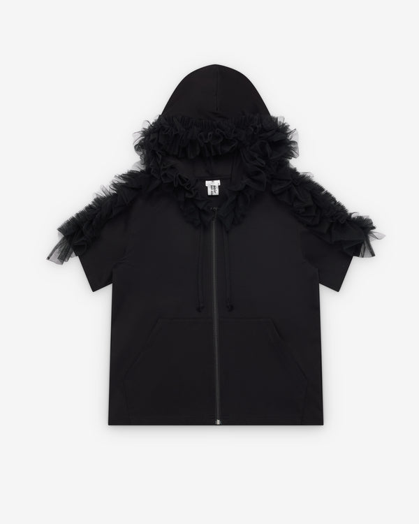 Noir Kei Ninomiya - Women's Hooded Tulle Shirt - (Black)