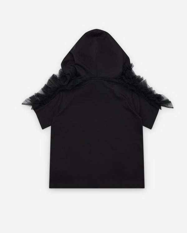 Noir Kei Ninomiya - Women's Hooded Tulle Shirt - (Black)