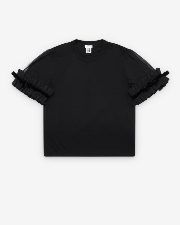 Noir Kei Ninomiya - Women's Ruffle T-Shirt - (Black)