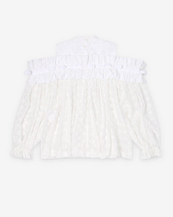 Noir Kei Ninomiya - Women's Ruffle Blouse - (White)