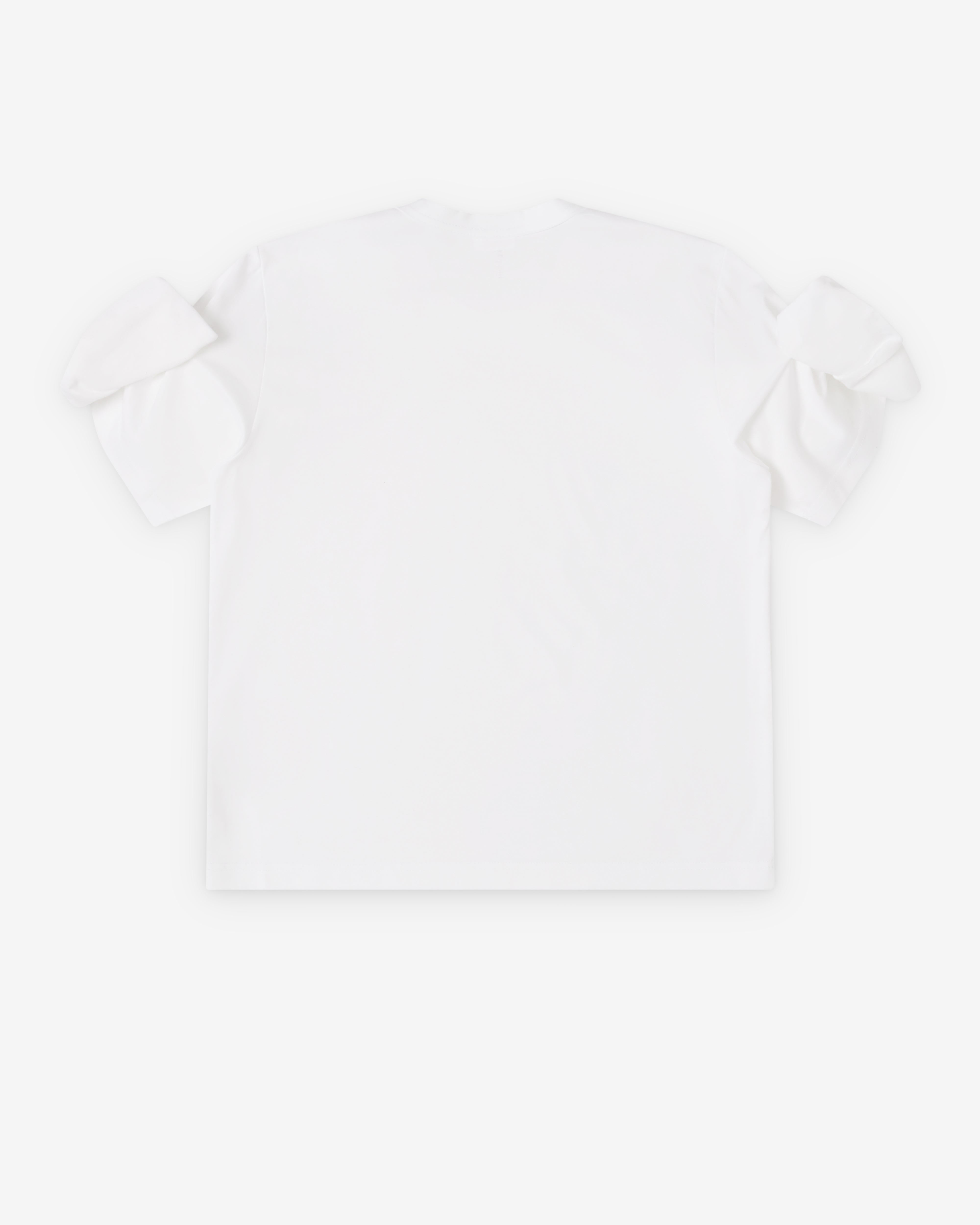 Noir Kei Ninomiya: Women's Bow Sleeve T-Shirt (White) | Dover