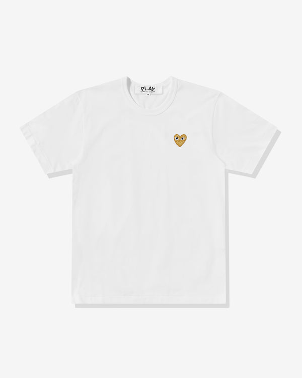 Play - Gold Heart T-Shirt - (White)