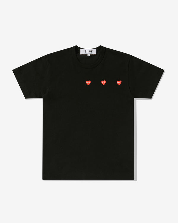 Play - Multi Red Heart T-Shirt - (Black)