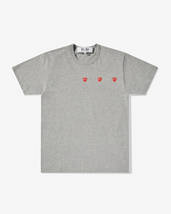 Play - Multi Red Heart T-Shirt - (Grey)