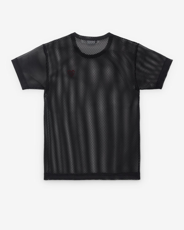 Play - Mesh T-Shirt Red Heart - (Black)