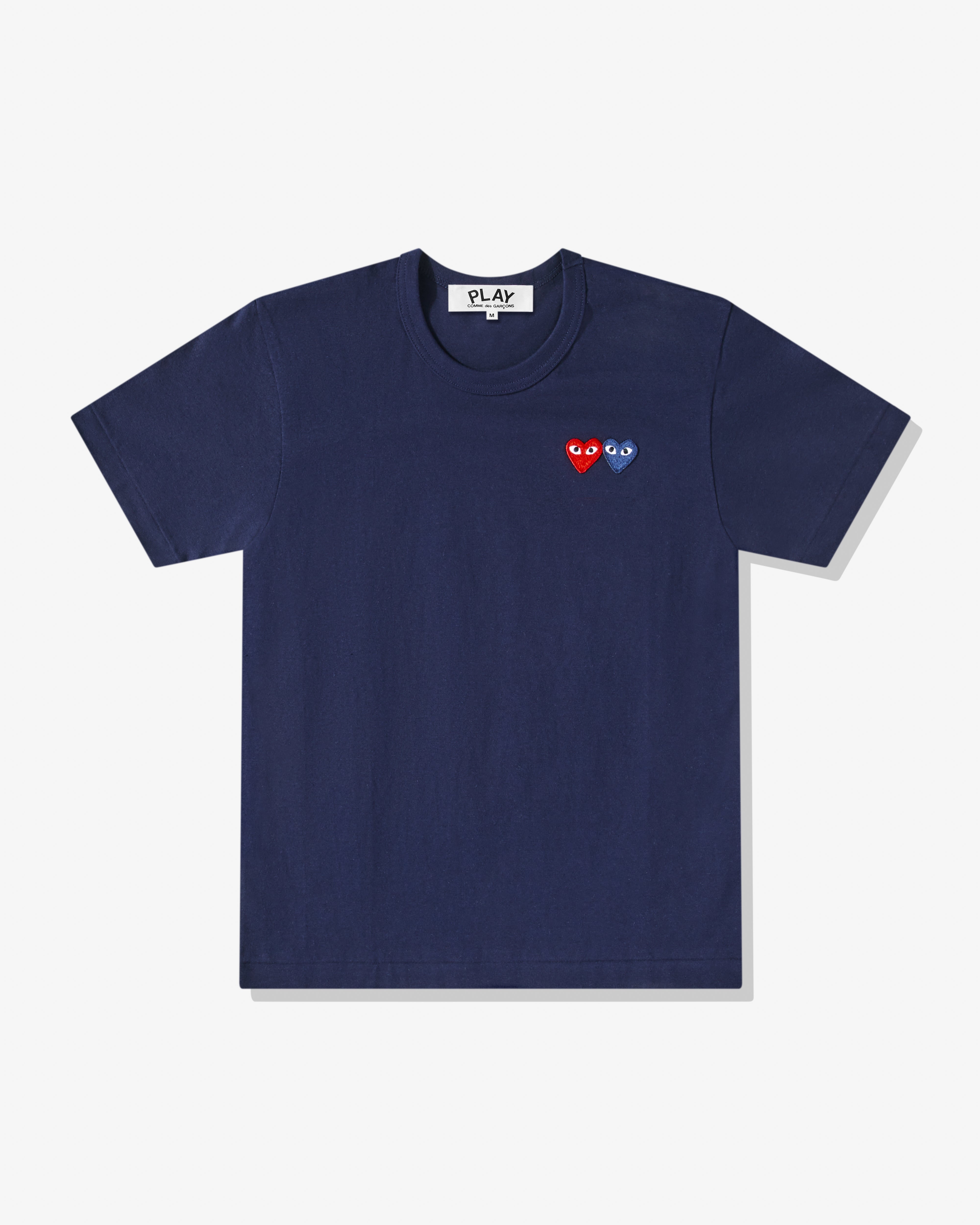 CDG Play T-Shirt deals Double Heart Sz Large