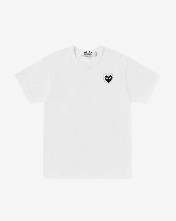 Play - Metalstone Heart T-Shirt - (White/Black)