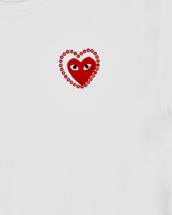 Play - Metalstone Heart T-Shirt - (White/Red)