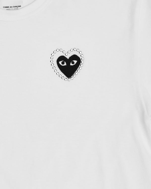 Play - Metalstone Heart T-Shirt - (White/Black)