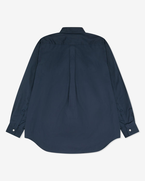CDG Shirt Forever - Wide Fit Cotton Shirt - (Navy)