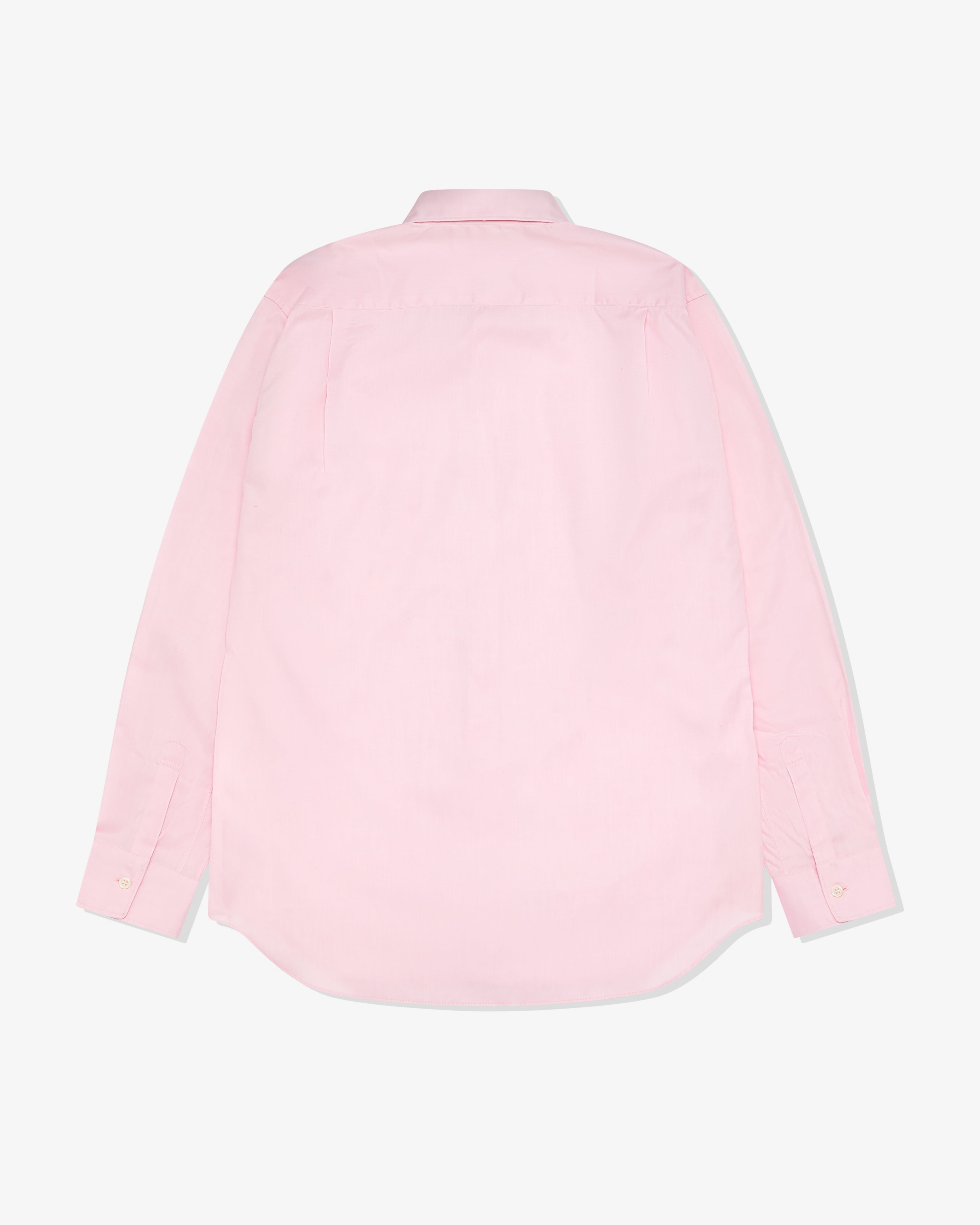 CDG Shirt Forever: Classic Fit Woven Cotton Shirt (Pink