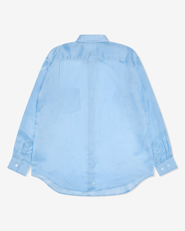 CDG Shirt Forever - Classic Fit Cupro Shirt - (Blue)