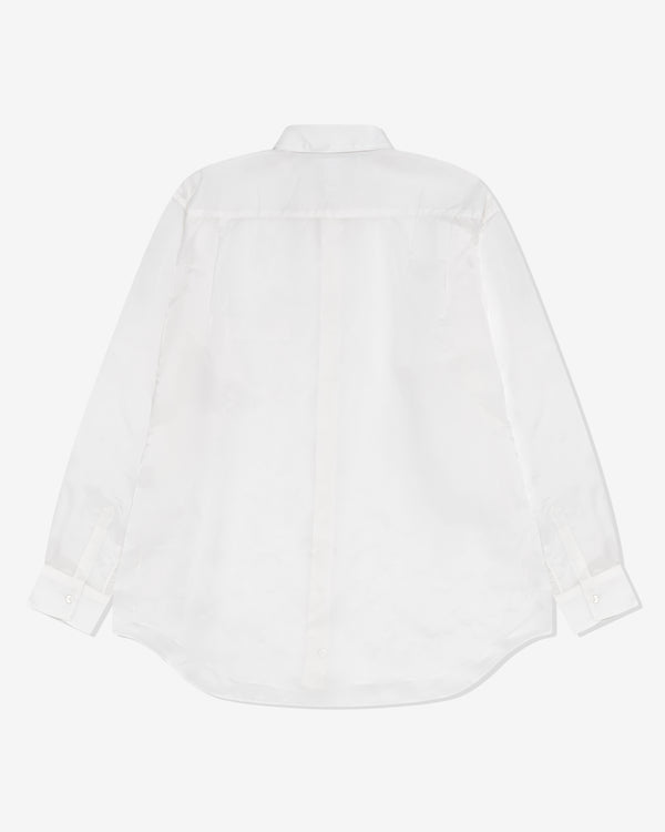 CDG Shirt Forever - Classic Fit Cupro Shirt - (White)