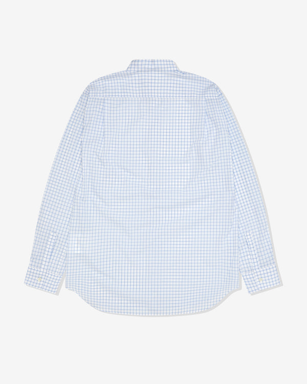 CDG Shirt Forever - Classic Fit Cotton Shirt - (White Check)