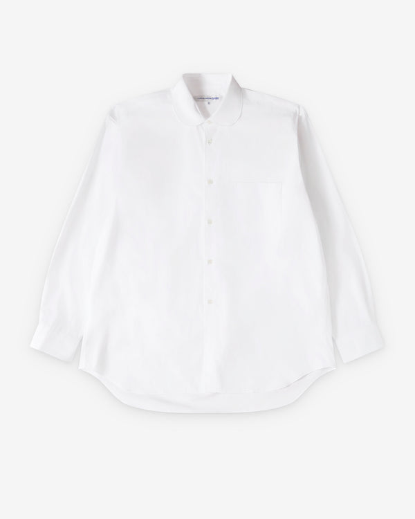 CDG Shirt Forever - Wide Fit Peter Pan Collar Shirt - (White)