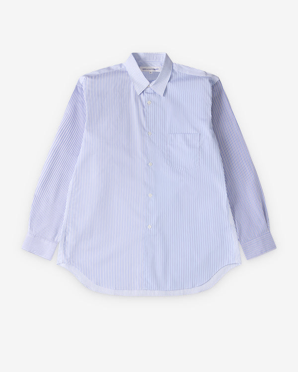 CDG Shirt Forever - Classic Fit Mix Stripe Shirt - (Stripe 1)