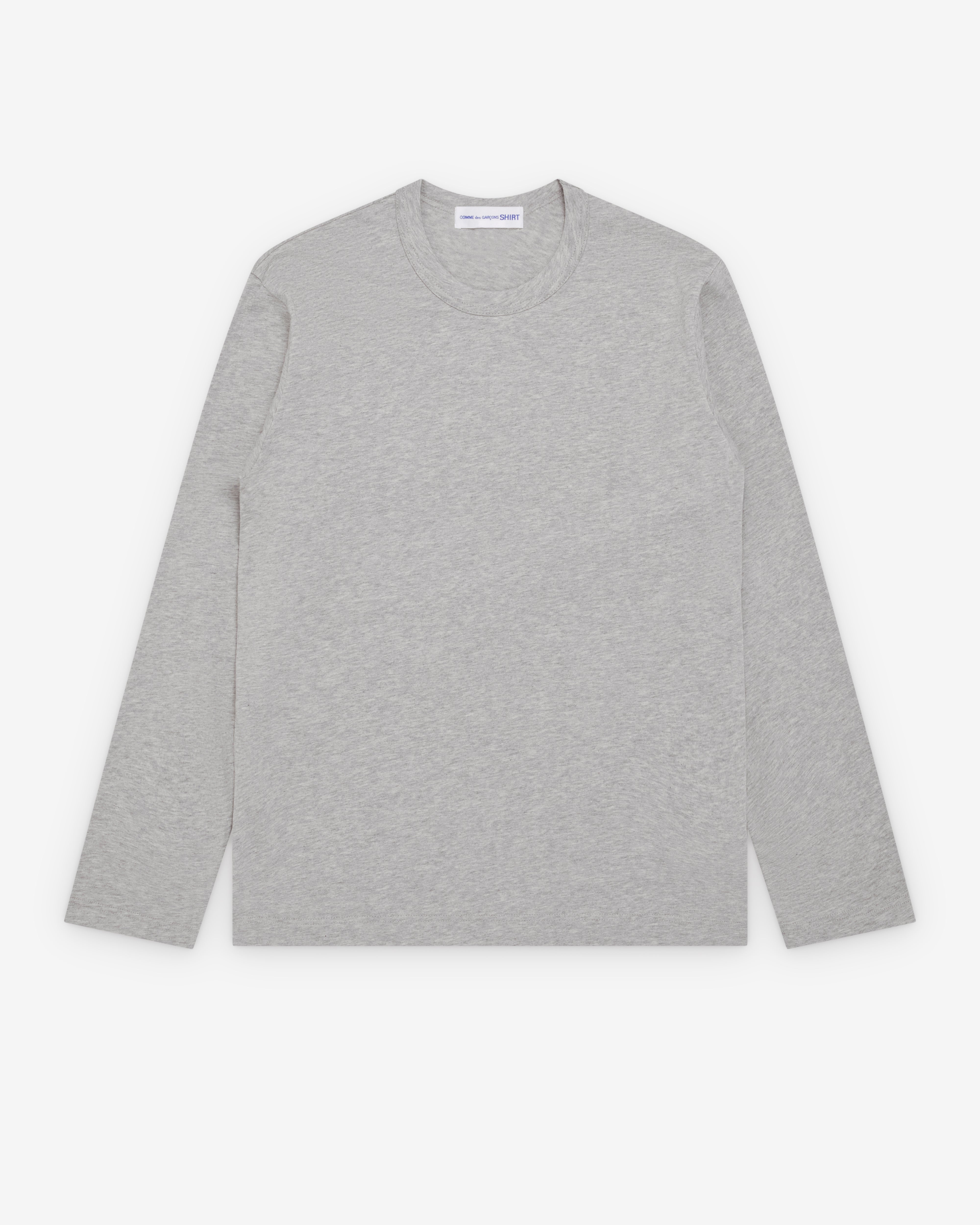 CDG Shirt Forever: Men's Long Sleeve T-Shirt (Grey) | Dover Street