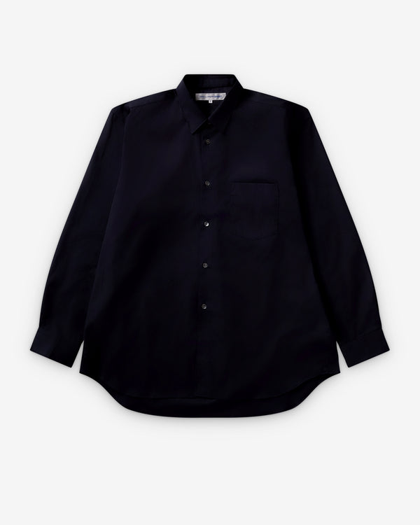 CDG Shirt Forever - Wide Fit Cotton Shirt - (Navy)