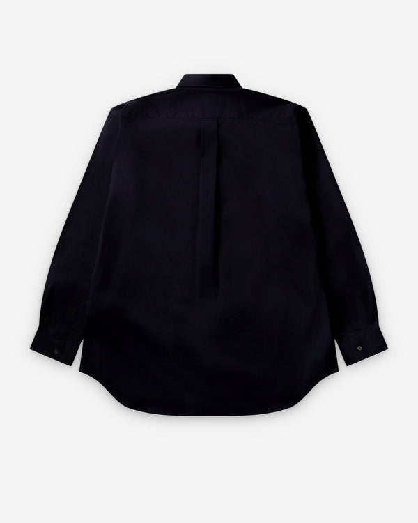 CDG Shirt Forever - Wide Fit Cotton Shirt - (Navy)