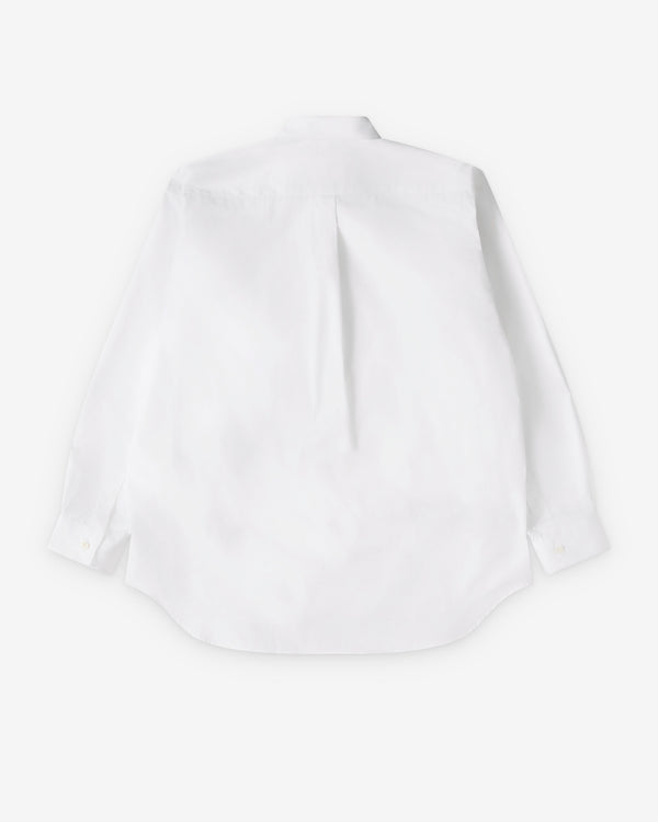 CDG Shirt Forever - Wide Fit Cotton Shirt - (White)
