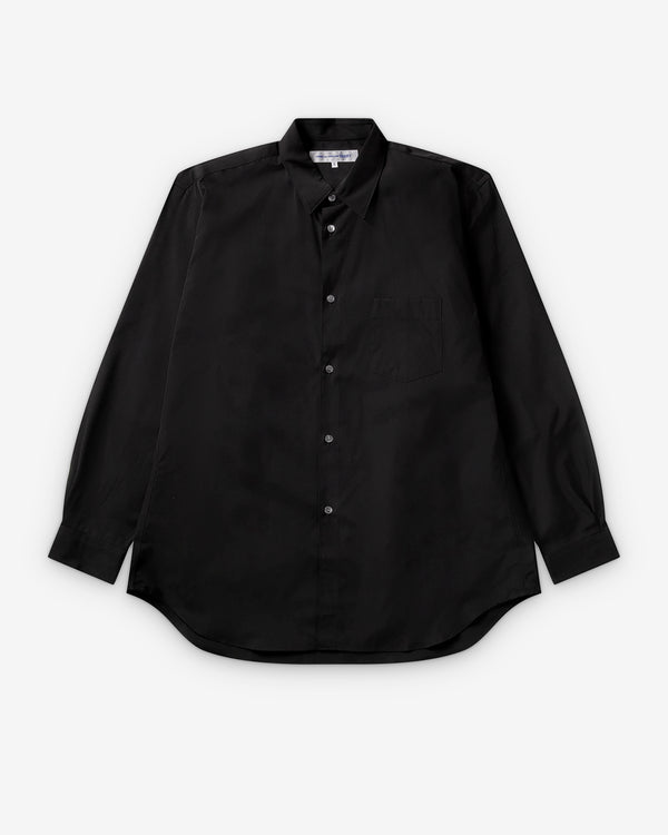 CDG Shirt Forever - Wide Fit Cotton Shirt - (Black)