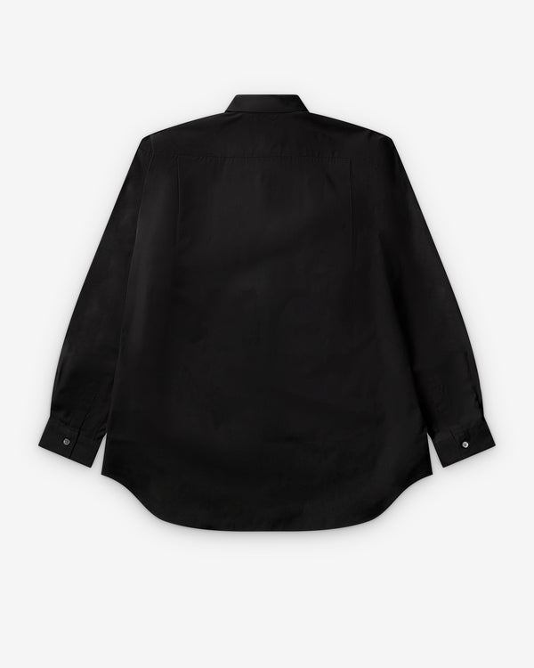CDG Shirt Forever - Wide Fit Cotton Shirt - (Black)