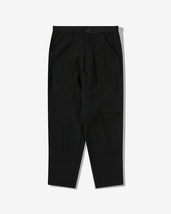 CDG Shirt - Men's Wool Gabardine Trousers - (Black)